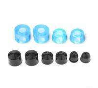 Kit de reconstrucción de camión de monopatín compatible con camiones Longboard, bujes de poliuretano, arandelas, copas pivotantes, amortiguador para un mantenimiento eficaz del monopatín (azul B)