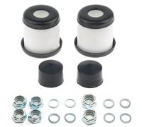 Kit de reconstrucción de camión de monopatín, juego de vasos y bujes de pivote duro de 90 A con tuercas y arandelas para actualización de suspensión de longboard