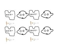 Kit de reconstrucción de carburador, 56 piezas Kit de reparación de carburador Reemplazo de alto rendimiento de goma de acero para CBR600F2 1991-1994