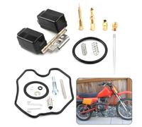 Kit de reconstrucción de carburador para Honda XR100 XL100S CRF100F - Juego de juntas de diafragma y junta de cuenco flotante - Kit de reparación de carburador para moto de cross 1979-2007