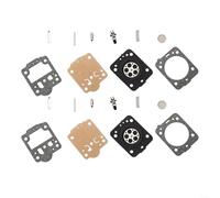 Kit de reconstrucción de carburador para motosierras Jonsered Cs2240 Plus 235 236 240 440 E, paquete de dos construcciones de metal para un flujo de combustible fiable