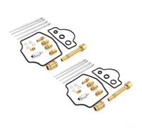 Kit de reconstrucción de carburador para RGV250 Gamma VJ21 1988-1991 VJ22 1991-1996 - Juego de 2 piezas de repuesto de latón y goma compatible con motocicleta Air