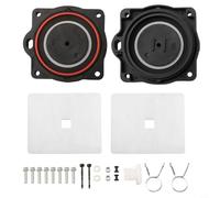 Kit de reconstrucción de diafragma de bomba de aire de repuesto para modelos HP-60 y HP-80, juego de reparación con tornillos y clips, material plástico, 80 x 85 mm, fácil de instalar para