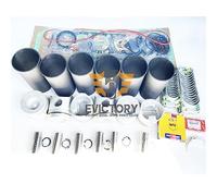 Kit de reconstrucción de motor para Hino W06DT W06D con rodamiento de biela de cigüeñal completo juego de juntas de anillo de pistón