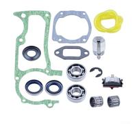 Kit de reconstrucción de motosierra, 1 juego para 362 365 371 372XP, junta de silenciador de cilindro, rodamiento de sello de aceite, sellado del cárter, prevención de fugas, reparación de motores