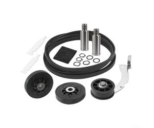 Kit de reconstrucción de secadora de césped con juego de rodillos RB170002 D516792 polea tensora D511255P correa cilíndrica compatible con modelos 1992 y más recientes para restaurar el rendimiento y