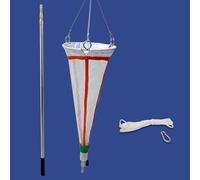 Kit de red de plancton, nailon duradero con válvula de acero inoxidable para investigación de biología marina y colección de muestras