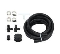 Kit de redireccionamiento del motor con enchufe resonador Reemplazo de la línea de para Duramax 6.6L 2004.5-2010 para Silverado 2500 HD 3500 HD 2004-2010 Caucho metálico