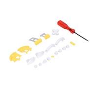Kit de reemplazo de botones para Game Boy Advance SP, juego completo de botones con D-pad, gatillo y botón de encendido. Material ABS resistente al