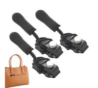 Kit De Reemplazo De Cremallera - Juego 3 Piezas Tirador Universal - Reparación De Cremalleras Rotas Y Arreglo De Abrigos | Para Mochila, Equipaje, Ropa, Vaqueros, Costura, Hogar Y