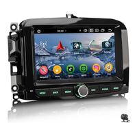Kit de reemplazo de estéreo para Fiat 500L 2012-2017 con Pantalla táctil IPS CarPlay Android Auto micrófono Incorporado cámara de reversa navegación GPS y Enlace USB(8 núcleos 4+32GB 7 Pulgadas).