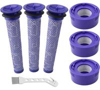 Kit de reemplazo de filtro de vacío de paquete EFOTIML 6 para Dyson V7, V8 Animal y V8 Absolute Cordless Vacuum, piezas de reemplazo de Dyson,Reemplaza la pieza # 965661-01 y 967478-01