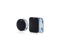 Kit de reemplazo de placas met licas con adhesivo 3M para soporte magn tico de tel fono para coche (paquete de 4, 2 rectangulares y 2 redondos)