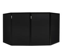 VONYX DB2 Juego de 4 Telas de repuesto de Lycra para Pantalla Negra de Iluminación para DJ Disco Móvil Stand Booth