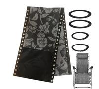 Kit de reemplazo de silla de hombro, piezas de repuesto de sillas plegables - Tela de reemplazo de silla transpirable de seda de hielo,Piezas de repuesto para sillas de exterior para