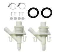 Kit de reemplazo de válvula de inodoro en autocaravana | Diseñado para admitir el tipo Flash 641 del pedal de autocaravana, no se requiere alineación. Adopta un proceso de instalación