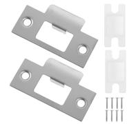 Kit de refuerzo de puerta de acero inoxidable para puerta, 30 unidades, hebilla de lengüeta de bloqueo