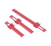 Kit de regla de aleación de aluminio que soporta mediciones precisas de formas irregulares y superficies curvas en aplicaciones de carpintería