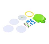 Kit de regla multifuncional para pintar y dibujar, conjunto de reglas artísticas para niños con plantillas de geometría en espiral, herramientas creativas de elaboración de