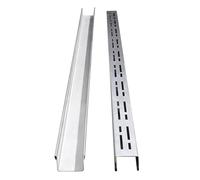 Kit de rejilla de drenaje de acero inoxidable para ducha, patio y suelos al aire libre, solución eficiente de gestión del agua para sistemas de drenaje del hogar y jardín