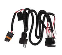 Kit de relé de arnés de cableado de bocina de 12V 24V 40A Bobina de cobre puro retardante de llama para bocinas de caracol de camión de coche Material ABS universal Fácil