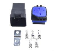 Kit de relé sellado de 12 V CC 40 amperios con enchufe de 5 pines para integración y control del sistema eléctrico del vehículo