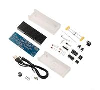 Kit de reloj digital DIY con pantalla, módulo LED de 4 dígitos, DS1302 IC de reloj real, alarma ajustable y 3 tonos de melodía, (multicolor)