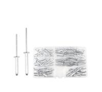 Kit De Remaches Ciegos Aluminio M3.2 M4 .8 Juego Escape Surtido Con Cabezal Cúpula(M4.8 70pcs set)