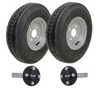 Kit de remolque 4.80/4.00x8 ruedas de 6 capas P811 4/100 mm PCD ALKO ejes de buje y tope, 690 kg