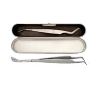 Kit de removedor de garrapatas: pinzas y alicates de acero inoxidable 2 en 1 2 en 1 | Retirada de garrapatas para humanos, niños, perros y | Herramienta de extracción de pulgas, piojos y errores