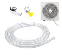 Kit de remplacement de tuyau de vidange pour climatiseur - Tuyau de remplacement pour climatiseur avec collier de serrage et connecteur pour une évacuation étanche de l'eau | Tube flexible