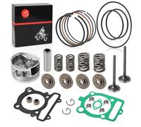 Kit de reparacin de extremo superior Pistn + Junta de resorte de vlvula de escape de anillo e admisin para Yamaha 350 Raptor Warrior Grizzly Big
