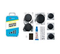 Kit de reparación airtite fat bike 27,5 con herramientas - caja 2 parches 30mm + 1 parche 40mm + 3 parches 20mm + pegamento 5g + papel de lija Weldtite TU
