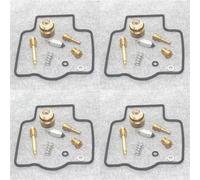 Kit De Reparación Carburador Motocicleta para Kawasaki para ZXR750 1989-1995 con Diafragma Vacío Juego Tornillos Guía Válvula Aguja Flotador. Kit Herramientas Limpieza Carb(Color1)