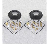 Kit De Reparación Carburador Motocicleta para XRV650 RD03 1988-1990, con Tapa Aceite, Diafragma, Émbolo Válvula Aguja. Kit Herramientas Limpieza Carb(Color2)