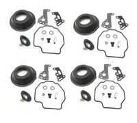 Kit De Reparación Carburador Motocicleta para Yamaha Virago XV400 XV535 Vmax1200 con Junta Aguja Flotador Diafragma Vacío. Kit Herramientas Limpieza Carb(Color 3)