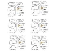 Kit De Reparación Carburador Motocicleta para Yamaha YZ250F 2003-2013, YZ450F Y YFZ450 2003-2009. Junta Válvula Aguja Flotador. Kit Herramientas Limpieza Carb(Color2)