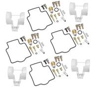 Kit De Reparación Carburador Motocicleta para Yamaha YZF600 YZFR6 1995-2007, Diafragma Vacío, Asiento Aguja Flotador, Pieza Válvula. Kit Herramientas Limpieza Carb(Color 4)