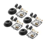Kit De Reparación Carburador para Motocicleta 4 Juegos Diafragmas Flotador para FJ1200 1988-1992 Reparación