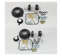 Kit De Reparación Carburador para Yam&AHA V Star 650 XVS650 XVS650A 1998-2016. Incluye Flotador Diafragma Y Válvula Cierre Aire(2 Sets)