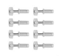 Kit de reparación de 8 piezas para puertas de armario, hecho de nailon y metal, se adapta a puertas de 1 pulgada. a 1-3/8 pulgadas. Grueso