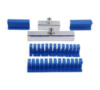 Kit de reparación de abolladuras sin pintura con herramienta de martillo deslizante para eliminación de daños por granizo de carrocería de coche, juego de extractor de pegamento de acero inoxidable