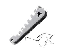 Kit de reparación de anteojos, kit de herramientas de reparación de lentes que incluye tornillos pequeños, almohadillas para la nariz, herramienta de ajuste del marco del brazo, accesorio portátil de