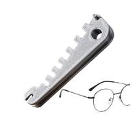 Kit de reparación de anteojos, reemplazo de almohadillas de nariz y herramientas de ajuste de marco, dispositivo de flexión y alineación de piernas de anteojos para el hogar, cuidado diario, accesorio