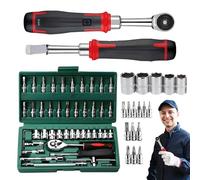 Kit de reparación de automóviles - Sievage Set para mecánico profesional, surtido de claves versátiles | Organizador robusto para la caja de herramientas, herramientas de acero anti -Rust, kit de mant