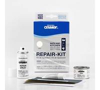 Kit de reparación de bañera Cramer 16002US para esmalte, acrílico, porcelana y cerámica - color blanco - para acabado de bañera, bandeja de ducha, lavabo y fregadero