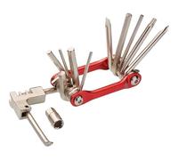 Kit de reparación de bicicleta multifunción, 11 herramientas en 1 con destornilladores PH-TG-TX y llaves hexagonales, con extractor de remaches de cadena
