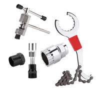 Kit de reparación de bicicletas de montaña: kit completo de bicicleta de carretera, herramienta de mantenimiento versátil para bicicleta con llave de gancho para carretera montañas ciudad senderos