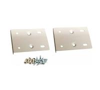 Kit de reparación de bisagras para puerta de cocina, incluye 10 placas y tornillos de fijación, color crema