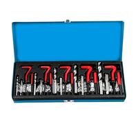 Kit de reparación de bloque de motor | Juego de brocas e insertos helicoidales | Juego de Herramientas de Instalación con Broca Helicoidal | Para automóviles, tractores, remolques, SUV y autocaravanas